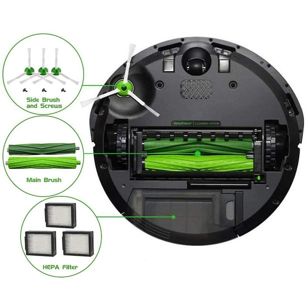 10 piezas Roomba Kit de herramientas de repuesto para iRobot Roomba i7  i7+/i7Plus E5E6E7