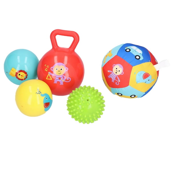 Juego de pelotas sensoriales texturizadas para bebé, juguete de