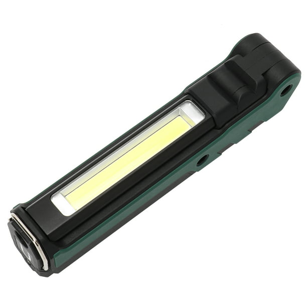 Linterna COB LED Recargable USB Portátil Base con Imán y Rotación de 360°  Intensidad Regulable