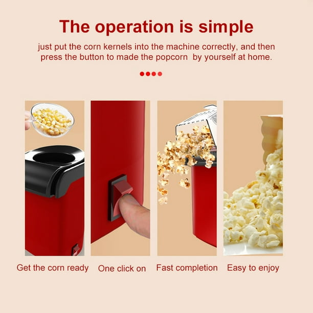 Maquina De Palomitas De Maiz Home Use Mini Small Popcorn Machine Of Popcorn  Makers Fast Hot Air Popcorn Cooker Makers Machine - Buy Maquina De  Palomitas De Maiz Home Use Mini Small