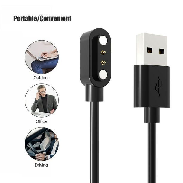 Cargador magnético universal para smartwatch conexión USB
