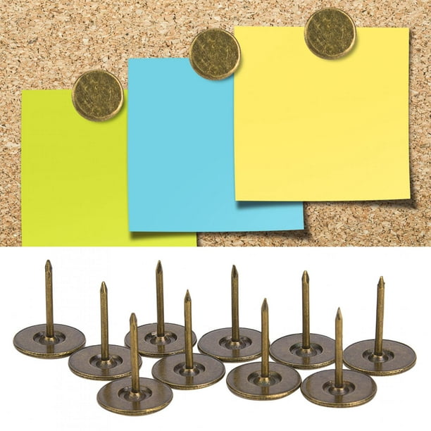Chinchetas de madera, tachuelas de pulgar Chinchetas para tableros de  corcho Mapa Fotos Calendario Suministros para el hogar y la oficina  Zhivalor