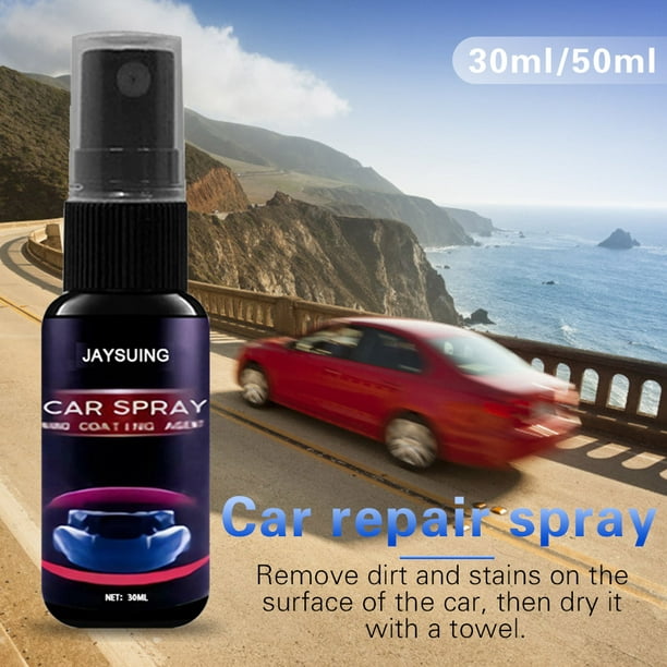 Nano revestimiento para coche pintura en aerosol pulida agente reparador  para arañazos accesorios de estilo de coche JShteea Accesorios para autos y  motos
