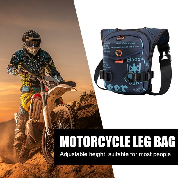 Bolsa de pierna caída para motocicleta, accesorios para Moto, bolsa para  motocicleta al aire libre, riñonera