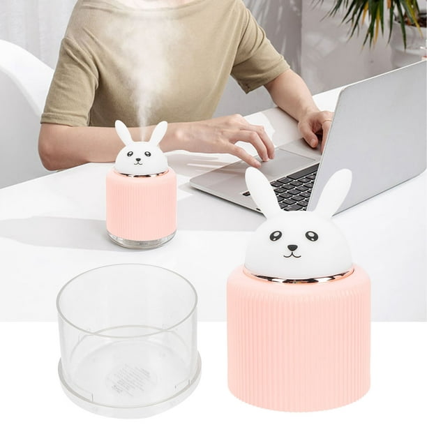Mini humidificador portátil personal USB, pequeños humidificadores de  escritorio silenciosos, humidificador de niebla de huevos coloridos de gran