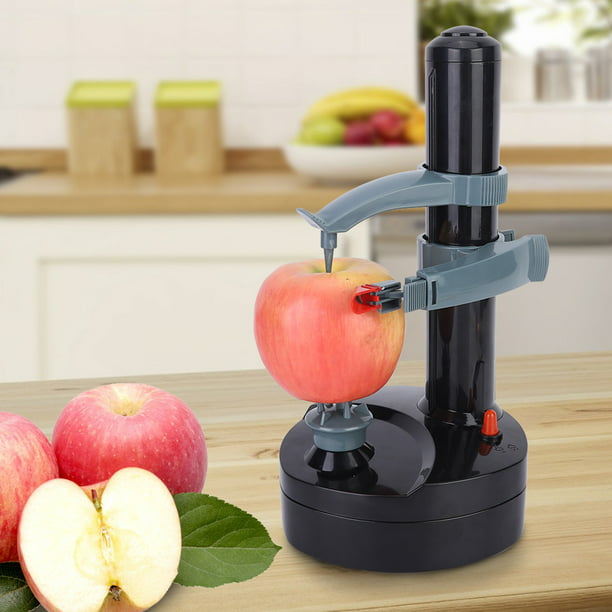 Pelador de patatas eléctrico Pelador de manzana multifunción Máquina de  pelar de rotación rápida Peladora de patatas de fruta giratoria automática