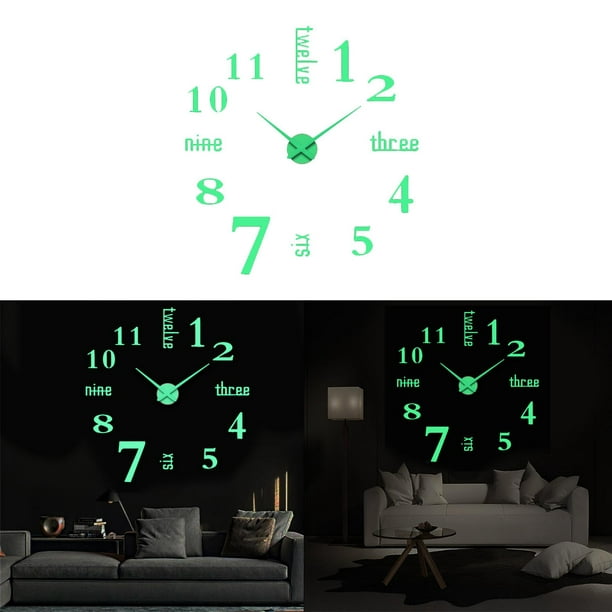 Relojes Pared para Sala Estar, Reloj Pared diseño Moderno silencioso para  Dormitorio, Cocina, Oficina, Reloj Pared Digital : : Hogar y cocina