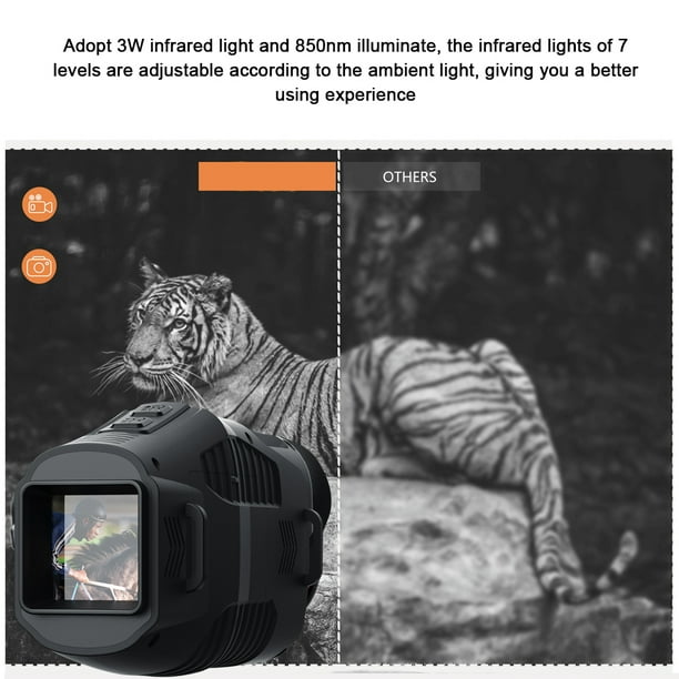 Dispositivo de visión nocturna infrarroja monocular portátil 1080P
