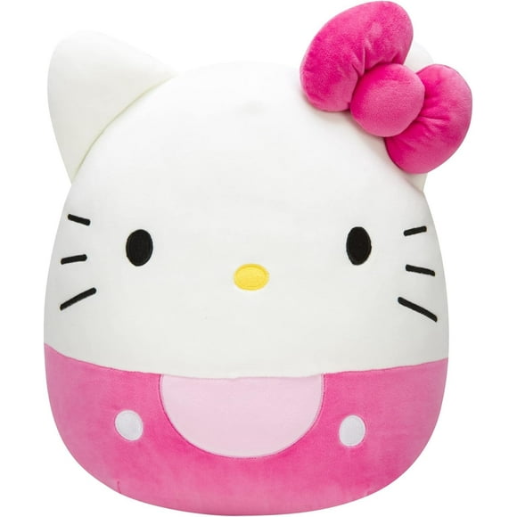 squishmallows hello kitty pink bow  shorts 12inch  sanrio ultrasoft stuffed animal large plush toy official kellytoy