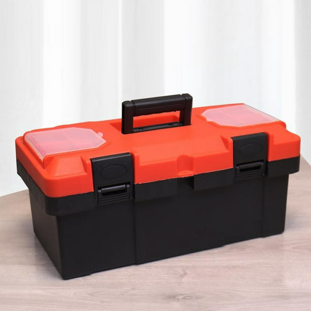 Caja de herramientas para instrumentos, organizador de herramientas con  esponja, caja vacía, caja de almacenamiento portátil multiusos para