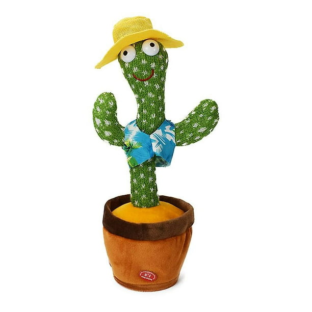 Cactus bailarín, juguete de cactus parlante que repite lo que