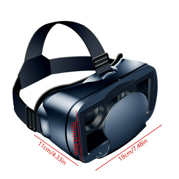 Gafas 3D VR Realidad virtual Pantalla completa Visual Gran angular Lentes  para teléfonos inteligentes para juegos de películas Kearding EL2287-01B