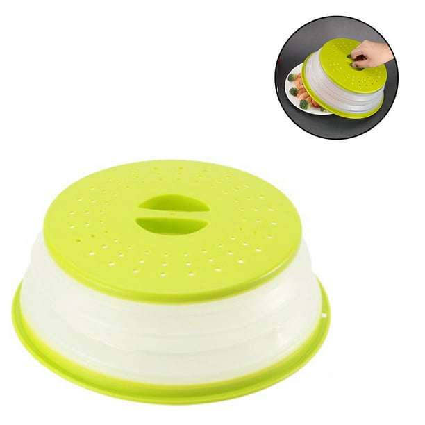 Cubierta para salpicaduras de microondas Cubierta para microondas para  alimentos Tapa libre de BPA Protección contra salpicaduras para microondas  Se adapta a más platos Xemadio 222540-2