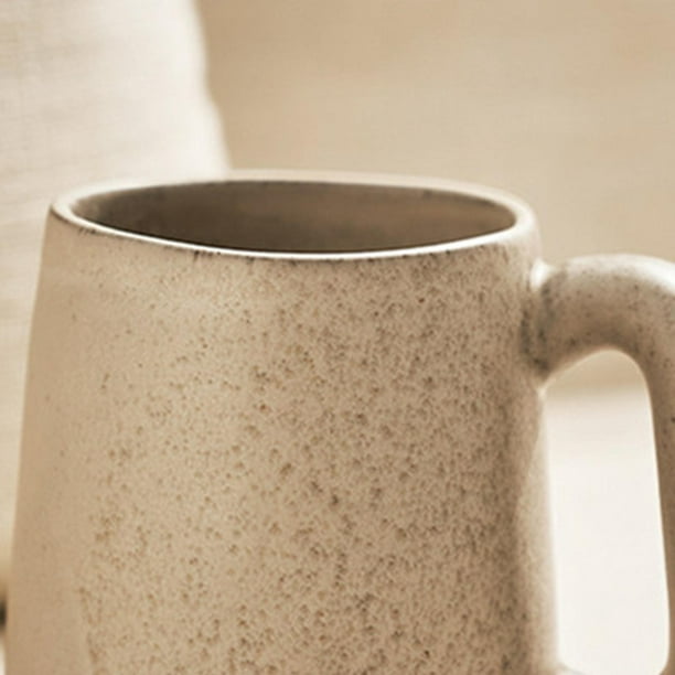 Bearachild Taza de cerámica con tapa para café, té, leche, agua, tazas  bonitas creativas con patrón de flores, contenedor de avena, tazas con asa,  Juegos de servir café y té Azul Bearachild
