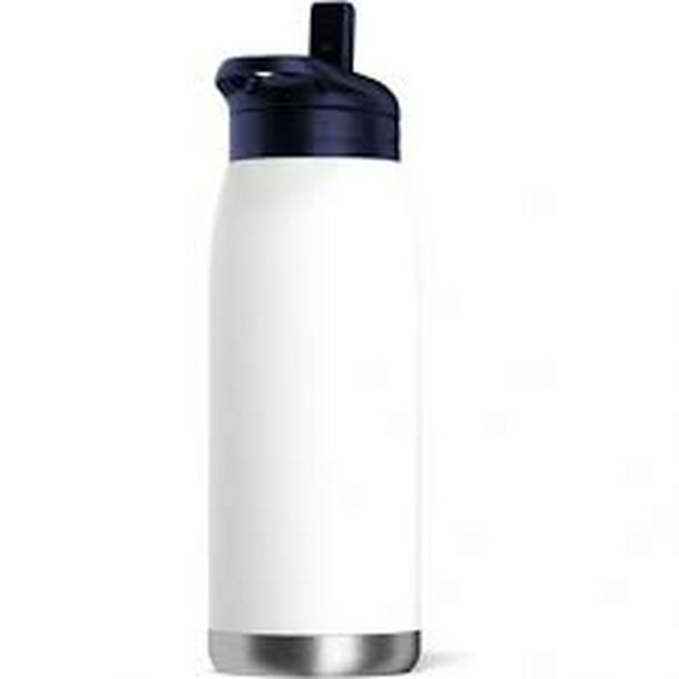 Hydrapeak Botella Termo de 32 oz con Tapa de Popote Blanco HYDRAPEAK  HP-FLOW-32-WHITE
