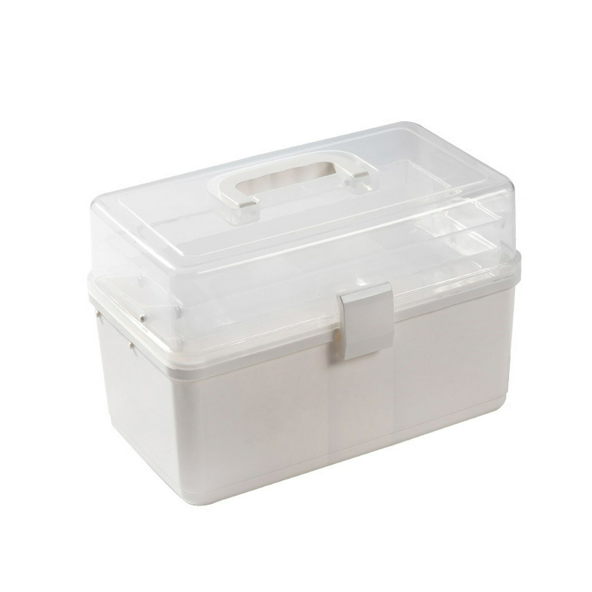 Caja de plástico pequeña Virux 4 compartimentos