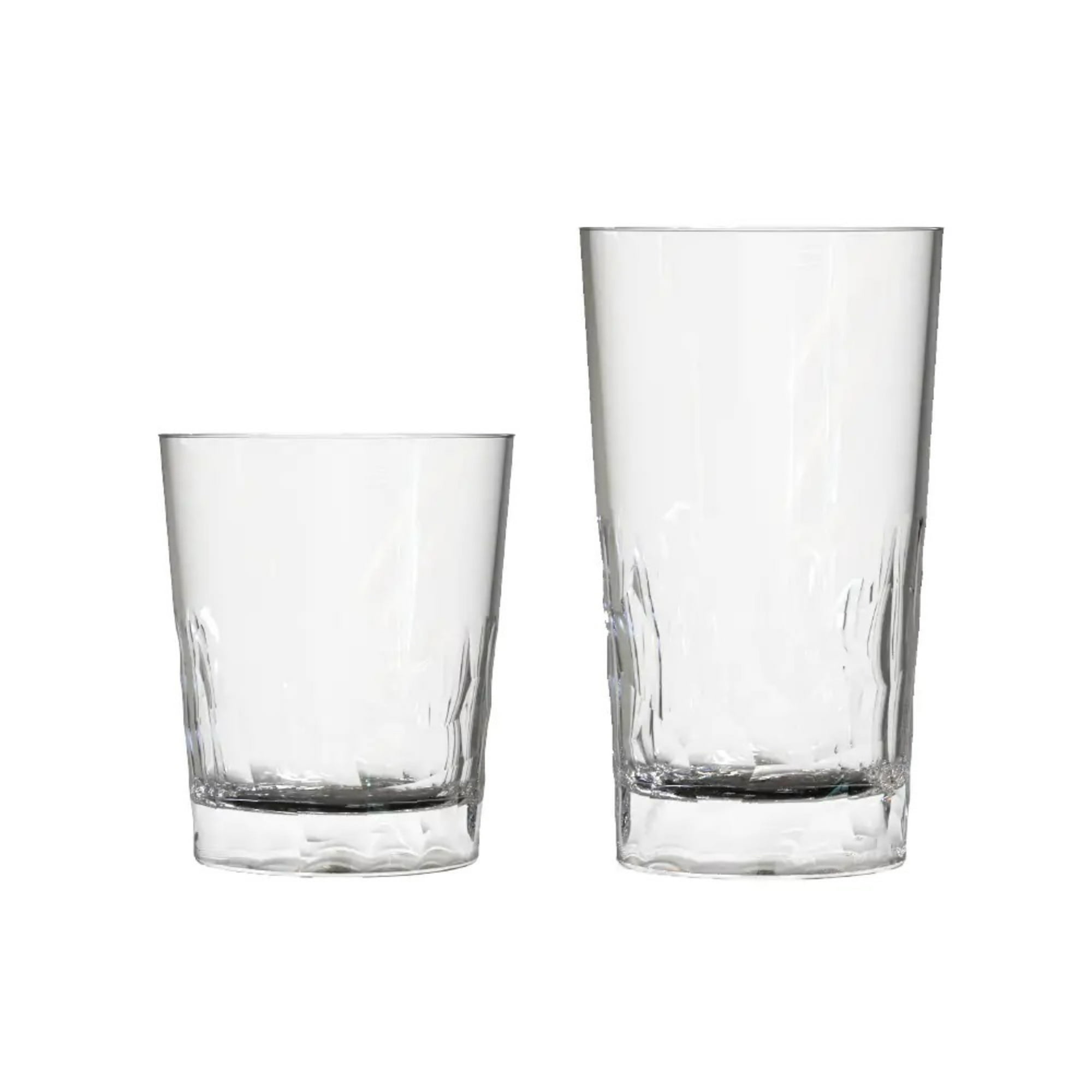 Vasos Altos y Bajos de Vidrio Set x 12 MICA