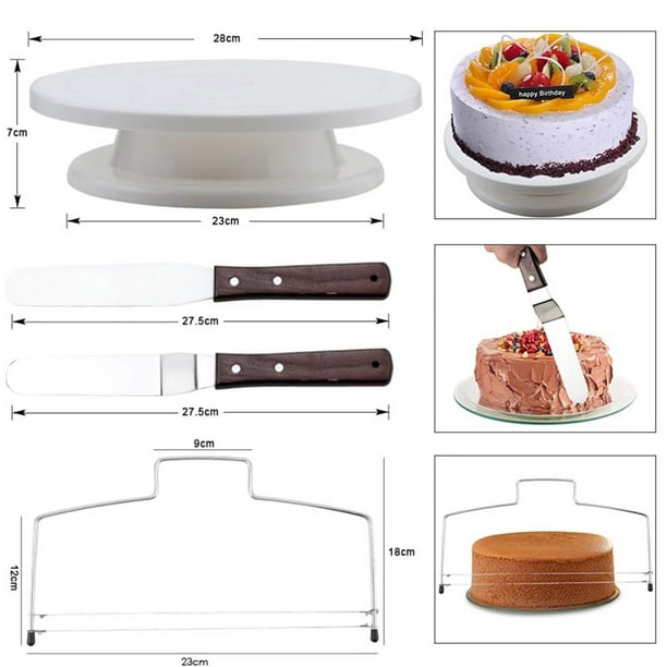giratorio para tartas, soporte antideslizante para tartas