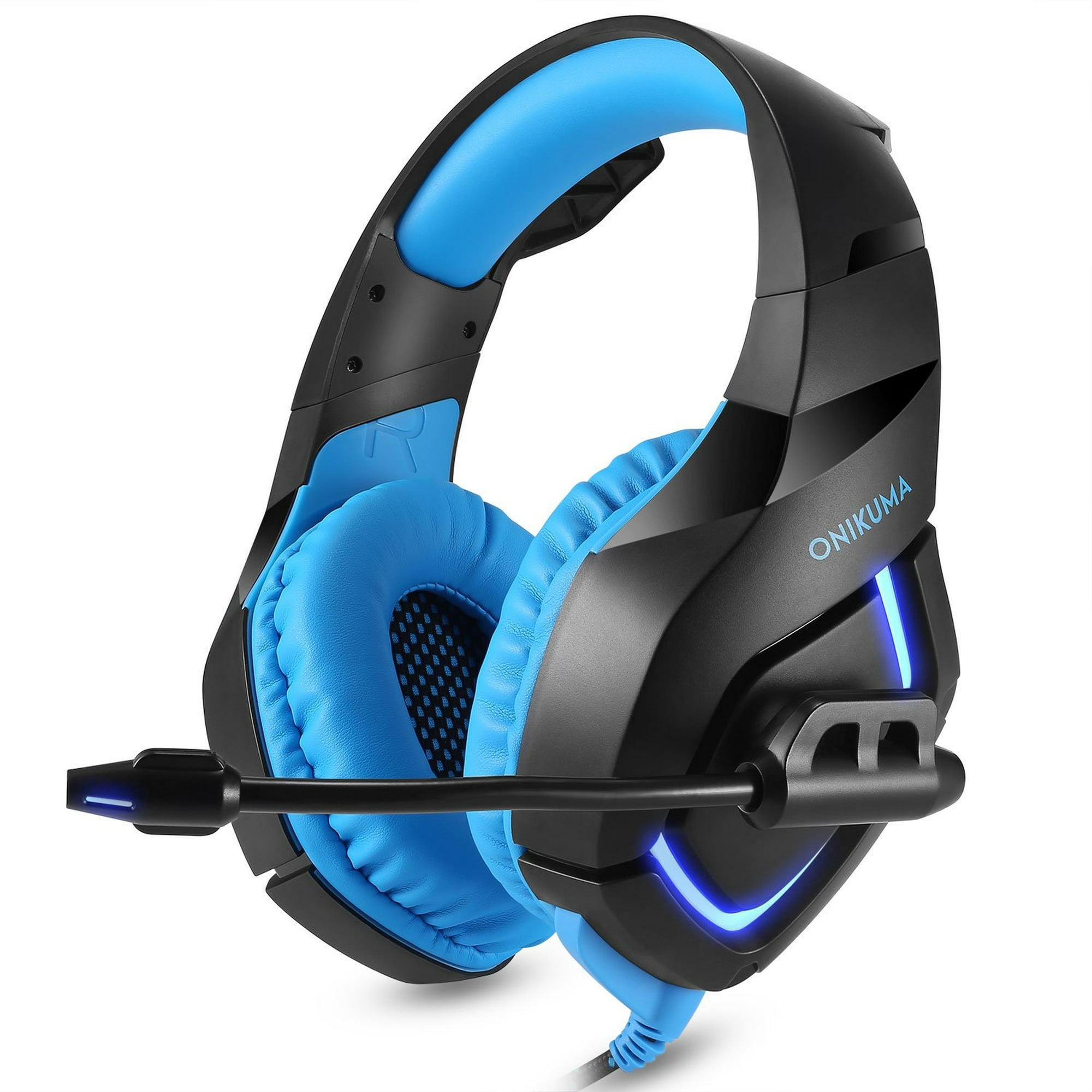 Audífonos de Diadema con Micrófono para Gaming Gadgets and Fun Eclixe  Auriculares Gamer G200 Azul con negro