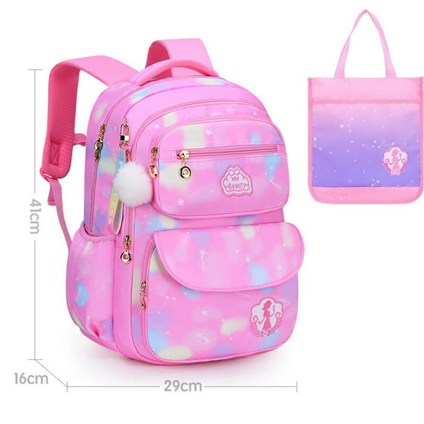 Mochila para niñas, mochila escolar para estudiantes de primaria