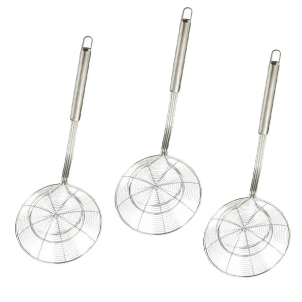 utensilios de cocina acero inoxidable accesorios coladera para freir  espumadera