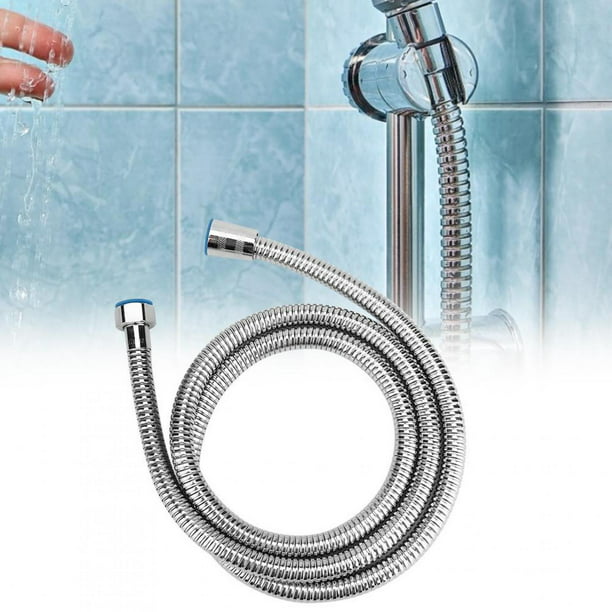 Flexo de ducha de 2 m de acero inoxidable antitorsión, flexo de ducha con  conexión universal estándar G 1/2, accesorios de baño adaptables a todas  las teleduchas Rojo Verde