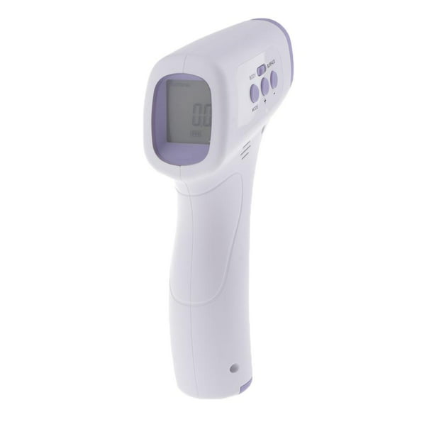 Termómetro digital infrarrojo para frente sin contacto para adultos y  niños, lectura instantánea precisa, doble modo cuerpo y superficie ˚C/˚F,  alerta