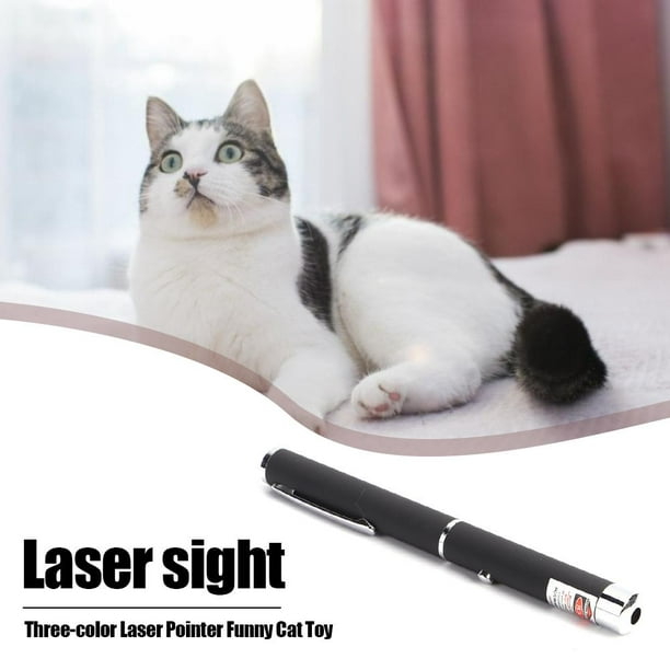Puntero láser para gatos gatito, bolígrafo con luz, sombra de garra de gato,  producto interactivo para mascotas Hugtrwg Para estrenar