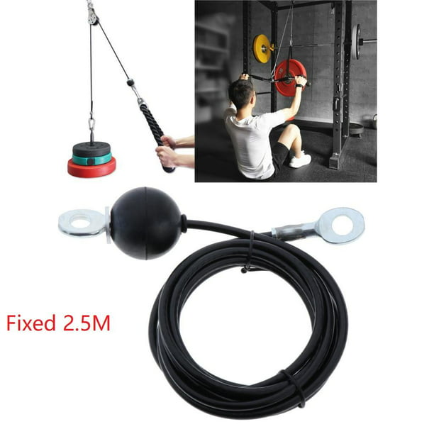 Cable de acero resistente para gimnasio en casa, accesorios de polea,  diámetro de 5mm, 2M-5M - AliExpress