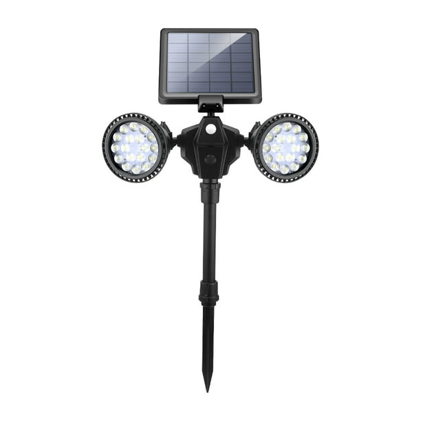 Luz solar exterior con sensor de movimiento 56 Led, 120 Ip65 Luz solar  impermeable para jardín con cable de 5 m oso de fresa Hogar