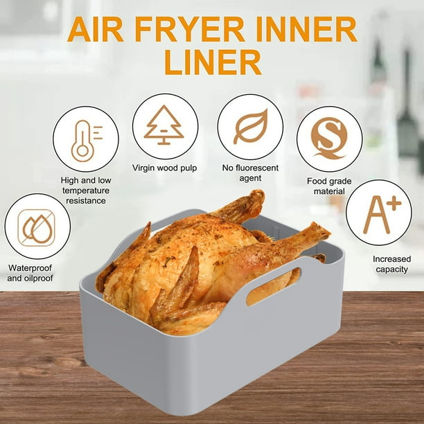 Comprar Airfryer reutilizable Cesta de silicona Olla fácil de