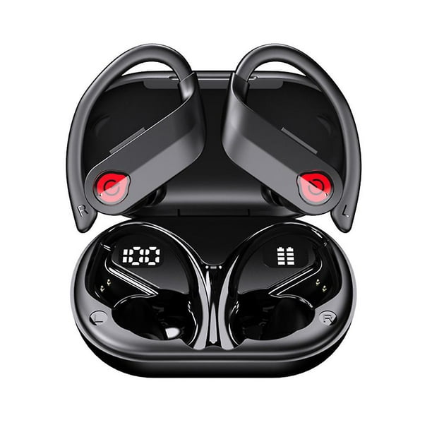 Auriculares Bluetooth Auriculares inalámbricos deportivos, auriculares  supraaurales Bluetooth 5,3 con gancho para la oreja con pantalla Led  Bluetooth resistente al agua 2023 YONGSHENG 8390612959592