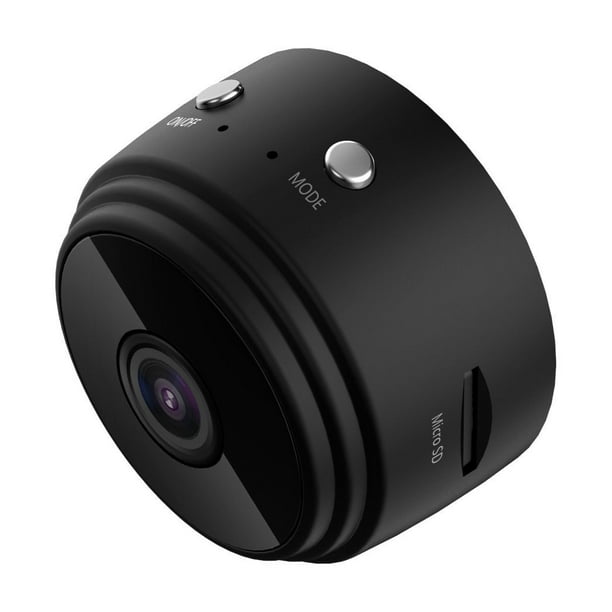 Mini cámara espía inalámbrica WiFi oculta 1080P HD Visión nocturna  Detección de movimiento Monitor de seguridad para el hogar Cámara portátil  para el hogar Interior Exterior Negro 1 pieza