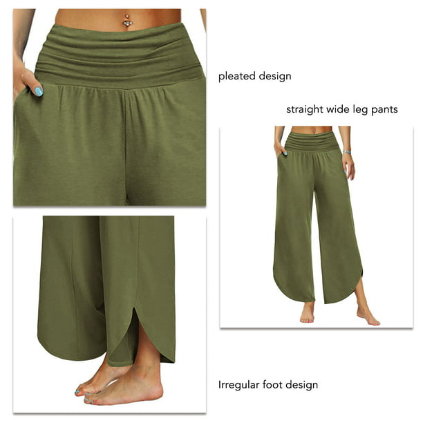 Pantalones Cargo con Bolsillos,Pantalones Casuales para Mujer Pantalones  Cargo Elásticos Casuales Pantalones Cargo con Puños Ceñidos Altamente