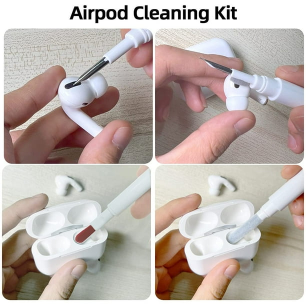 Kit de limpieza para Airpod Pro 1 2 auriculares Cepillo de pluma