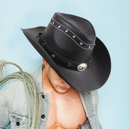 Sombrero de vaquero occidental para Hombre, gorras de Jazz, Sombrero  parasol para exteriores, Sombrero clásico de enrollable con cuerda para  Marrón Sunnimix sombrero de vaquero