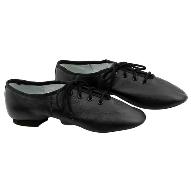 Zapatos De Zapatos Danza Suave Deslizamiento Negro De Encaje Para Mujer Chica 38 Soledad Zapatos de jazz con suela dividida | Walmart en línea