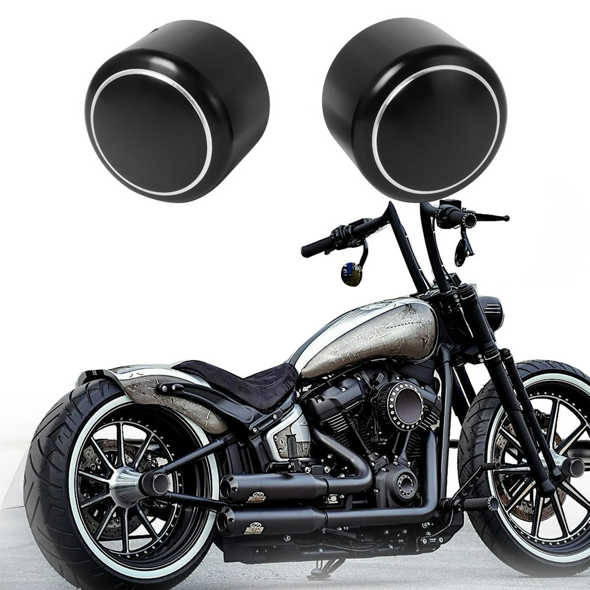 Estriberas XMT-MOTO para pasajeros y autopistas para Harley Davidson  Touring Dyna Sportster softail, color negro vivo