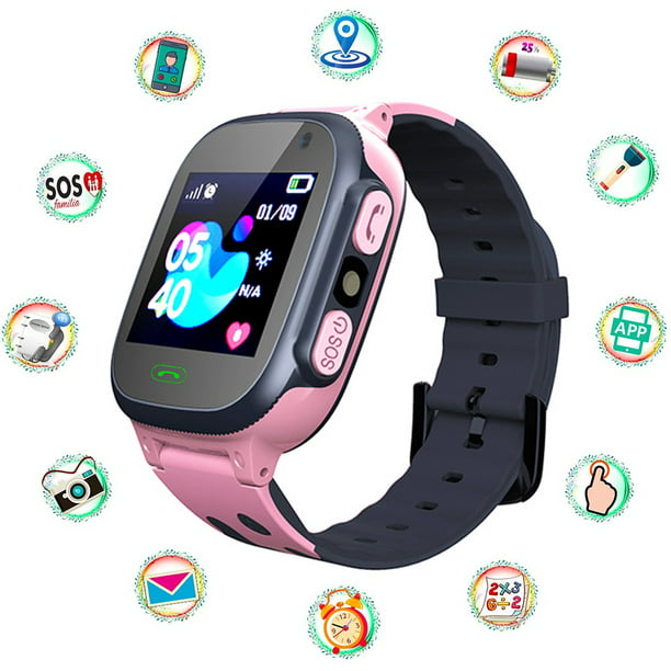 Kids Smartwatch Lbs Tracker Reloj Inteligente Con Linternas Chat De Voz  Anti-Perdida Para Niños Niña Scienceny EL017522-02