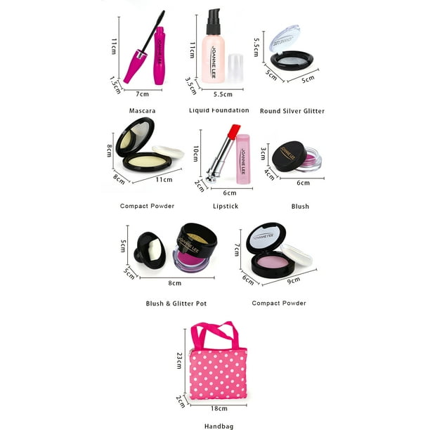 Paleta de Maquillaje para Niñas Kit Cosmético Lavable Set de Belleza para  Labymos paleta de maquillaje