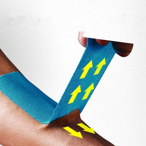  Gstream - Paquete de 3 cintas de kinesiología, resistentes al  agua, cinta adhesiva deportiva para alivio del dolor, sin látex, cinta  elástica de algodón atlética para articulaciones, rodilla, tobillo, : Salud
