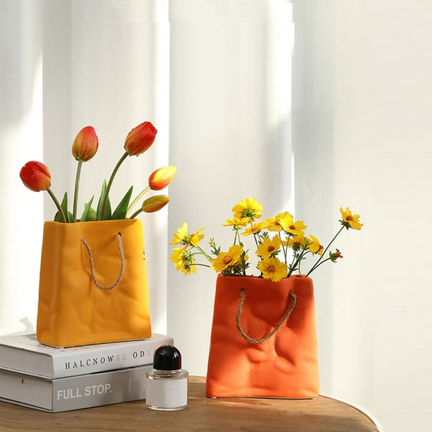 creativo inusual forma de oficina decoración florero único jarron