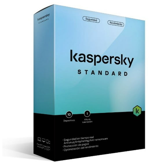 antivirus kaspersky standard 10 dispositivos 1 año kaspersky tmks404