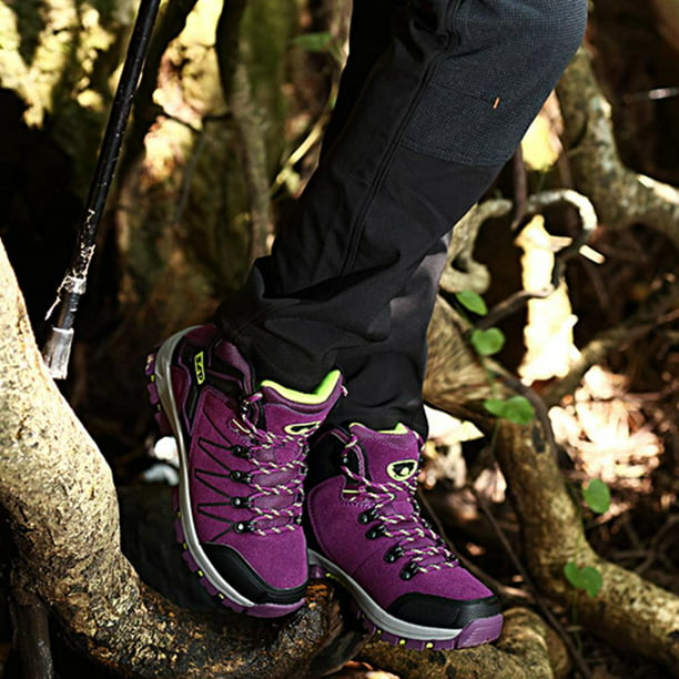 Botas de senderismo impermeables medias para mujer para hombre ejercicio al  Trekking Zapatillas para caminar 39 Salvador Zapatos de senderismo para  hombre