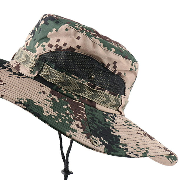  Sombrero de pesca plegable para hombre con capucha y
