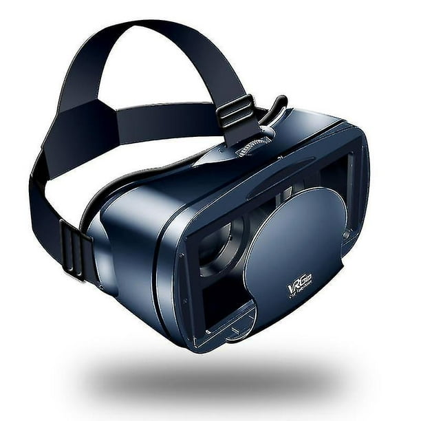  Gafas de realidad virtual: los lentes 3D de realidad virtual  están equipados con auriculares para teléfonos inteligentes de 4.5 a 6.0  pulgadas, gafas de realidad virtual Blu-ray VR (color negro) 