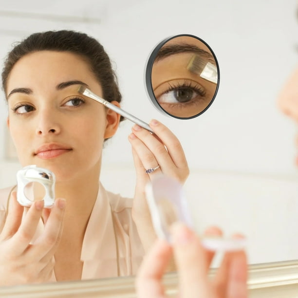 Vogacara Espejo de aumento 30x para maquillaje y aseo de precisión Espejo  de maquillaje con aumento Vogacara