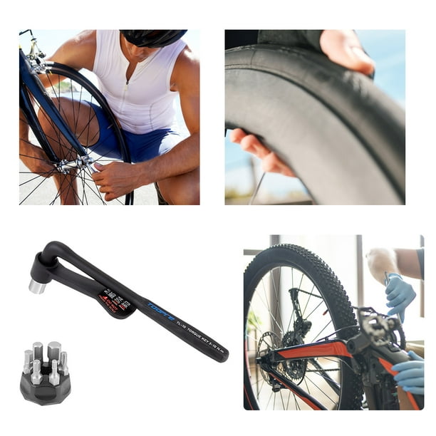 Llave dinamométrica para bicicleta, juego hexagonal interno, llave  dinamométrica de alta dureza, fácil de usar Wdftyju