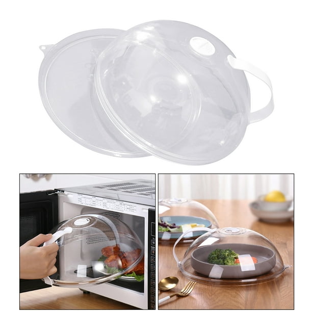 Cubierta de salpicadura de microondas, cubierta de cristal con tapa de  silicona plegable para cubierta de olla de alimentos, cubierta de placa de  – Yaxa Store