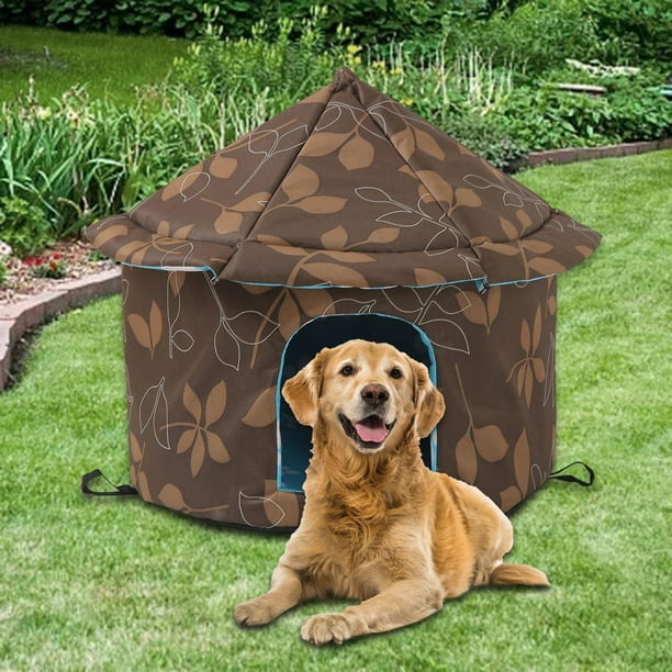  Casa para perros al aire libre, refugio impermeable